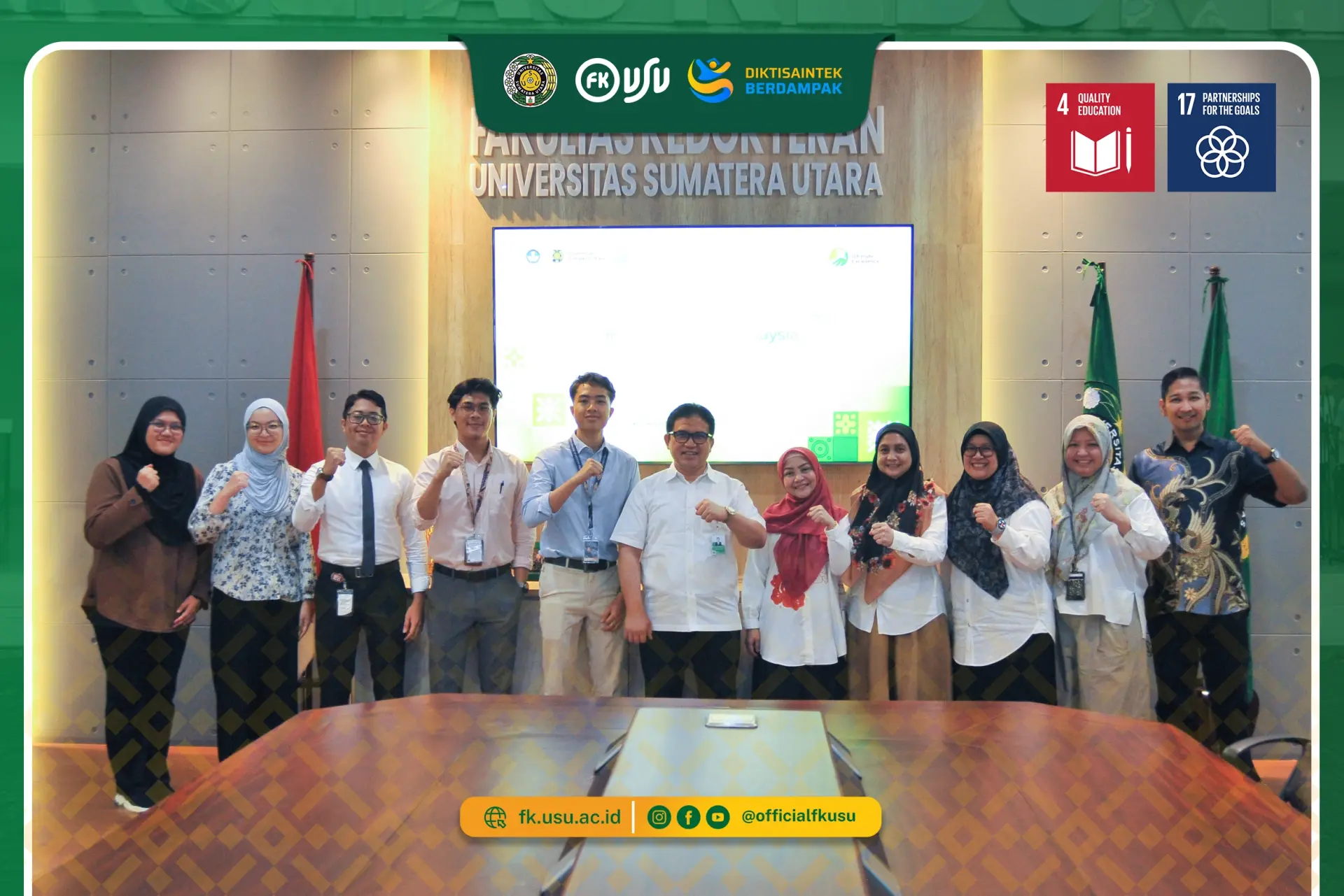 Fakultas Kedokteran USU Sambut Mahasiswa UniKL RCMP Malaysia dalam Program Elective Clinical Rotation